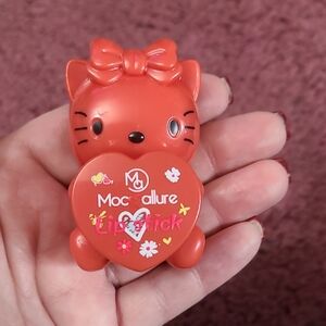 Heart Cat Lipstick Balm - Coral Red